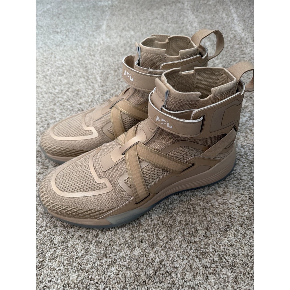APL Super Future Mens Size 10 Champagne Beige Athletic Propulsion Labs High Tops